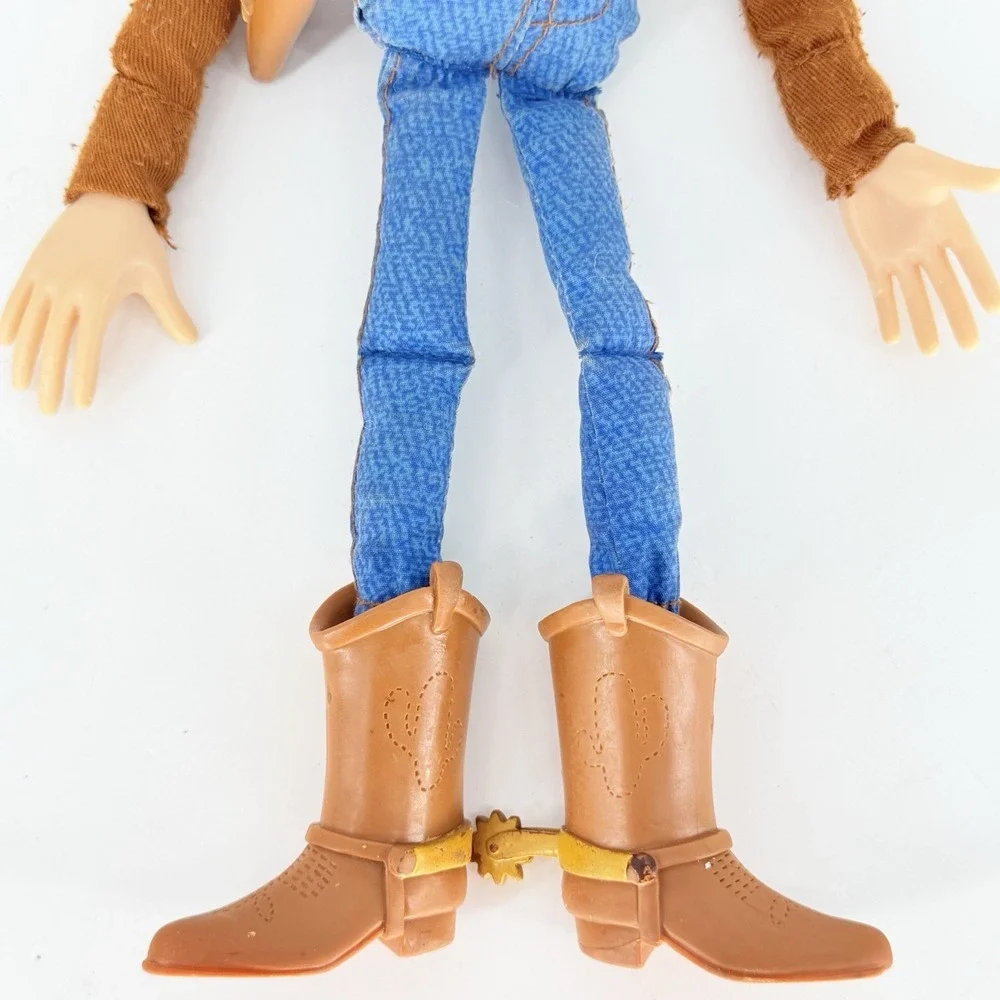 Toy Story Adventure Woody Talking Doll 2006 Hasbro Works Rare Brown Shirt